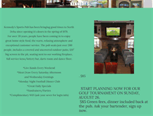 Tablet Screenshot of kennedyssportspub.com